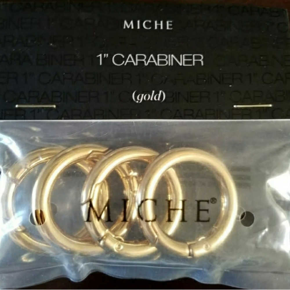 1" Gold Carabiners